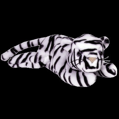 white tiger beanie buddy