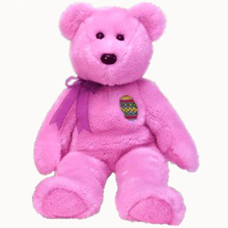 Eggs the Easter bear,  Beanie Buddy - Retired