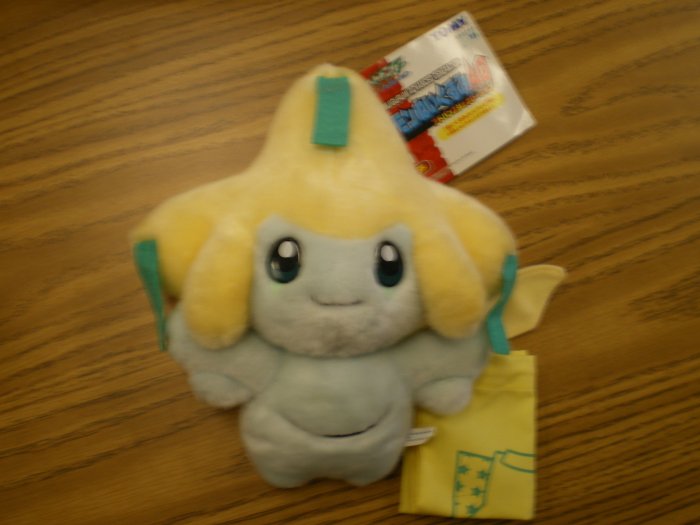 Large Jirachi Tomy Plush w/Cloth Bag
