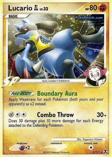 Holo Lucario Rising Rivals 8/111