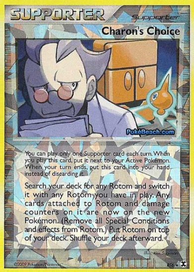Secret Rare Holo Charon's Choice Rising Rivals RT6