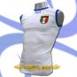 ITALY WHITE ITALIA SLEEVELESS FOOTBALL T-SHIRT SOCCER Size M / L02