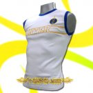 INTER MILAN WHITE SLEEVELESS FOOTBALL T-SHIRT SOCCER Size M / L19