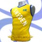 SWEDEN YELLOW SLEEVELESS FOOTBALL COOL T-SHIRT SOCCER Size M / L21