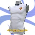 PORTUGAL WHITE FOOTBALL SLEEVELESS T-SHIRT SOCCER Size M / L34