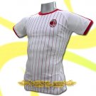 AC MILAN WHITE ATHLETIC FOOTBALL TEE T-SHIRT SOCCER Size M / L53