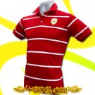 ARSENAL RED/WHITE FOOTBALL COOL POLO T-SHIRT SOCCER Size M / i10
