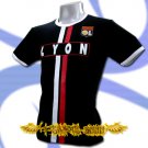 OLYMPIQUE LYONNAIS DARK BLUE FOOTBALL T-SHIRT SOCCER Size M / J49