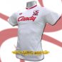 LIVERPOOL WHITE CANDY FOOTBALL RETRO T-SHIRT SOCCER Size M / J77