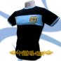 ARGENTINA DARK BLUE FOOTBALL COOL T-SHIRT SOCCER Size M / K12