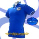 CHELSEA BLUE FOOTBALL COOL POLO T-SHIRT SOCCER Size M / K49