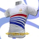 FRANCE WHITE FOOTBALL COOL T-SHIRT SOCCER Size M / L74