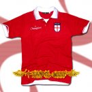 ENGLAND RED FOOTBALL POLO T-SHIRT SOCCER Size M / G52