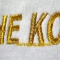 LIVERPOOL KOP GOLD WHITE FOOTBALL POLO T-SHIRT SOCCER Size M / i83