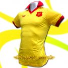 LIVERPOOL YELLOW RETRO POLO TEE T-SHIRT SOCCER Size M / K72