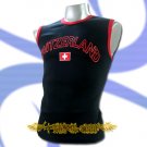 SWITZERLAND DARK BLUE SLEEVELESS T-SHIRT SOCCER Size M / L32