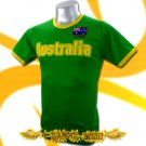 AUSTRALIA GREEN FOOTBALL TEE T-SHIRT SOCCER Size M / E13