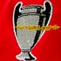 AC MILAN RED CHAMPION V NECK POLO SHIRT SOCCER / J28