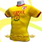 LIVERPOOL YELLOW FOOTBALL COOL TEE T-SHIRT SOCCER Size M / J76