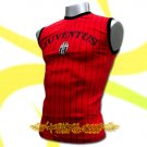 JUVENTUS RED SLEEVELESS SOCCER T-SHIRT FOOTBALL Size M / K97