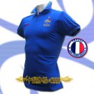 FRANCE BLUE FOOTBALL POLO T-SHIRT SOCCER Size M / M34