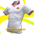 SPAIN WHITE ESPANA FOOTBALL POLO T-SHIRT SOCCER Size M / M63