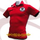 GERMANY RED GERMAN FOOTBALL POLO T-SHIRT SOCCER Size M / M68