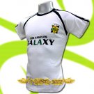 LA GALAXY WHITE FOOTBALL ATHLETIC T-SHIRT SOCCER Size M / K15