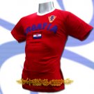 CROATIA RED ATHLETIC FOOTBALL T-SHIRT SOCCER Size L / L63