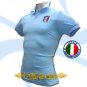 ITALY LIGHT BLUE ITALIA POLO T-SHIRT SOCCER Size L / M45