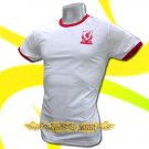 LIVERPOOL WHITE FOOTBALL TEE T-SHIRT SOCCER Size M / J17