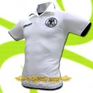 GERMANY WHITE GERMAN FOOTBALL POLO T-SHIRT SOCCER Size M / M66