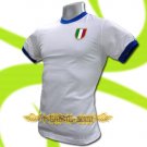 ITALY WHITE ITALIA FOOTBALL TEE T-SHIRT SOCCER Size M / K06