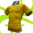 BRAZIL YELLOW BRASIL FOOTBALL POLO T SHIRT SOCCER Size M / K36