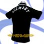 GERMANY BLACK GERMAN SOCCER POLO SHIRT FOOTBALL Size S / K38