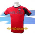 ENGLAND RED SOCCER TEE T SHIRT FOOTBALL Size M / A05