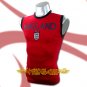ENGLAND RED SLEEVELESS SOCCER T SHIRT FOOTBALL Size M / B13
