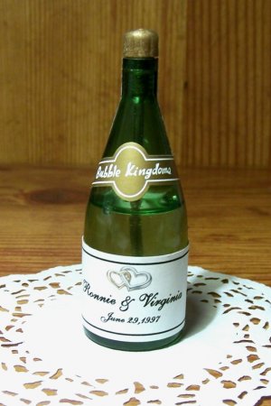 Champagne Bottle Bubbles