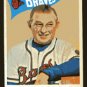 Chuck Dressen 1960 Topps Baseball # 213 Milwaukee Braves