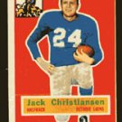 1956 Topps Football # 20 Jack Christiansen Detroit Lions Halfback