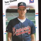 Tom Glavine Rookie 1988 Fleer Baseball # 539 Pitcher Atlanta Braves