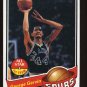 George Gervin 1979-80 Topps Basketball # 1 San Antonio Spurs Guard