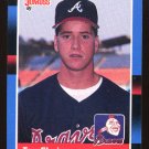 Tom Glavine Rookie 1988 Donruss # 644 Pitcher Atlanta Braves