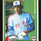 Andre Dawson 1981 Topps # 125 Outfield Montreal Expos