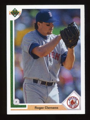 Roger Clemens 1991 Upper Deck # 655 Pitcher Boston Red Sox