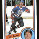 Jari Kurri 1984-85 Topps # 52 Right Wing Oilers