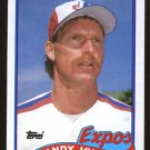 Randy Johnson Rookie 1989 Topps # 647 Pitcher Montreal Expos