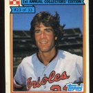 Jim Palmer 1984 Ralston Purina # 23 Pitcher Baltimore Orioles