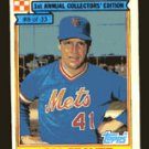 Tom Seaver 1984 Ralston Purina # 8 Pitcher New York Mets