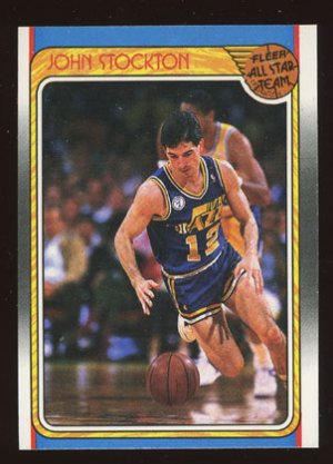 John Stocton All Star 1988-89 Fleer # 127